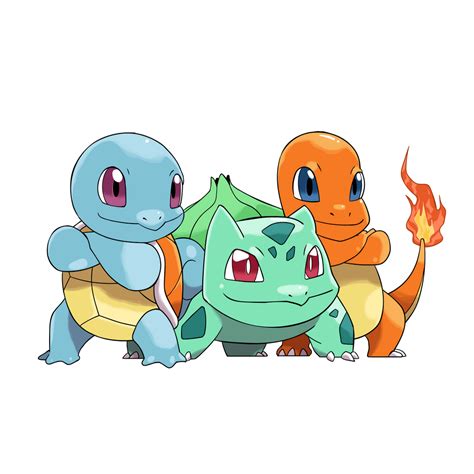 kanto pokemon starters